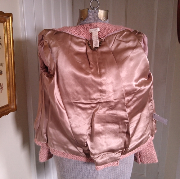 J. CREW Pink Tweed Jacket - Picture 3 of 7